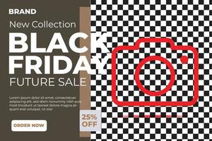 Black Friday Sale Social media Template vector