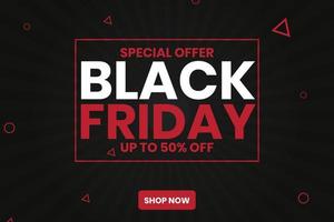 Black Friday Sale Social media Template vector