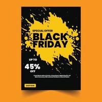 Black Friday Sale Social media Template vector