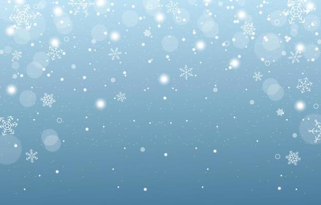 Christmas Snow Overlay Background