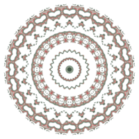patrón de flor de mandala abstracto png