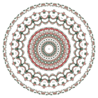 Abstract mandala flower pattern png