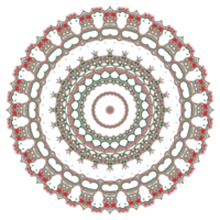 abstraktes Mandala-Blumenmuster png