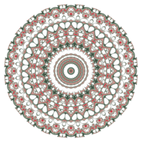 abstract mandala bloem patroon png