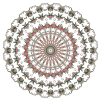 patrón de flor de mandala abstracto png