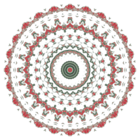 Abstract mandala flower pattern png