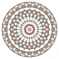 Abstract mandala flower pattern png