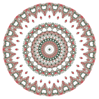 Abstract mandala flower pattern png