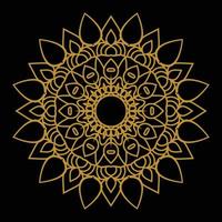 Luxury Mandala Golden vector