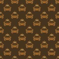 Taxi Car vector concept creative seamless pattern