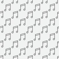 Musical Note vector Music concept seamless pattern