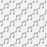 Musical Note vector Music concept seamless pattern