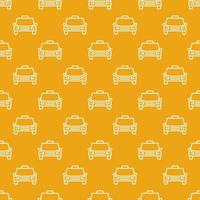 Taxi Car pattern. Vector cab concept seamless background