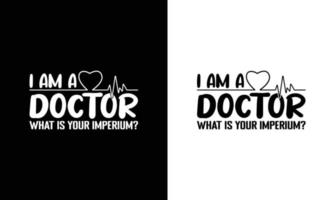 diseño de camiseta de cita médica, tipografía vector