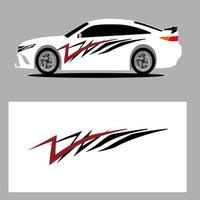 stripes car tiger skin decal vector