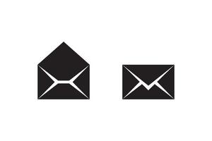 Mail icon vector sign. Letter envelope symbol. Message send to address illustration.