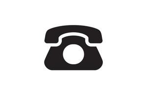icono de teléfono de llamada. símbolo de vector de comunicación y soporte. señal de teléfono.