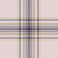 Plaid check pattern in pink. Seamless fabric texture. Tartan textile print. vector