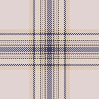 Plaid check pattern in pink. Seamless fabric texture. Tartan textile print. vector