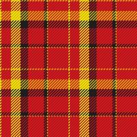 Seamless pattern of scottish tartan plaid. Repeatable background with check fabric texture. Vector backdrop striped textile print.
