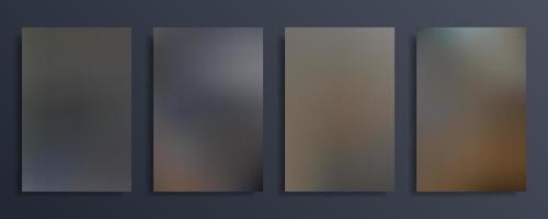 Abstract gradient blurred background in dark pastel color. vector