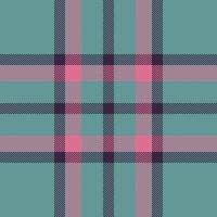 Plaid check pattern. Seamless fabric texture. Tartan textile print. vector