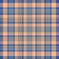 Plaid check pattern. Seamless fabric texture. Tartan textile print. vector