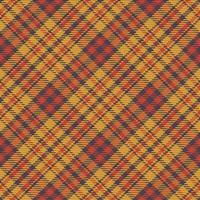 Seamless pattern of scottish tartan plaid. Repeatable background with check fabric texture. Vector backdrop striped textile print.