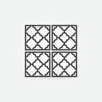 Floor or Wall Tiles outline vector concept icon