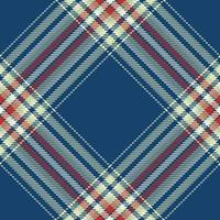Plaid pattern vector. Check fabric texture. Seamless textile design for clothes, paper print. vector
