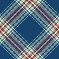 Plaid pattern vector. Check fabric texture. Seamless textile design for clothes, paper print. vector