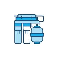 Reverse Osmosis System vector concept colored icon