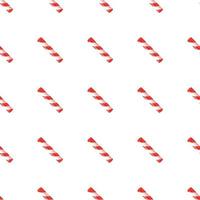 seamless pattern with striped candy sticks vector