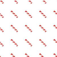 seamless pattern with striped candy sticks vector