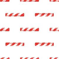 seamless pattern with striped candy sticks vector