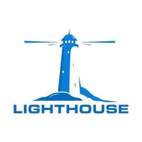 lighthouse logo icon and vector
