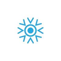 Snow Flake icon Template vector