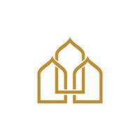 Mosque vector icon illustration design