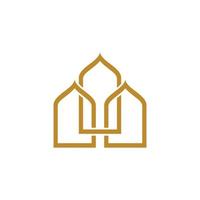 Mosque vector icon illustration design