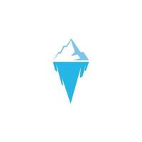 Iceberg vector illustration