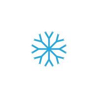 Snow Flake icon Template vector