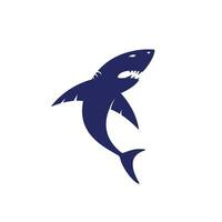 Shark vector logo design. Creative shark icon vector design template.