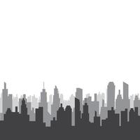 city skyline background vector