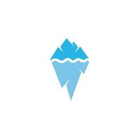 Iceberg vector illustration