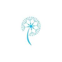 Dandelion vector icon design