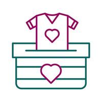 Cloth Donate Vector Icon