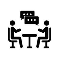 conversation vector icon