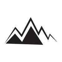 Mountain icon Logo vector