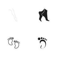 foot Logo Template vector icon