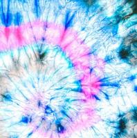 Pink Spiral Tie Dye. Tye Swirl Art. Effect Batik photo